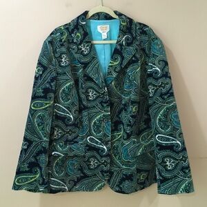 Paisley Patterned Women's Jacket